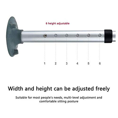 Toilet Safety Frame Free Standing Toilet Grab Bars Surrounding Rail Bathroom Handrail Adjustable Height with Safety Handles for Elderly, Disabled, Handicapped, Bathroom ALGFree