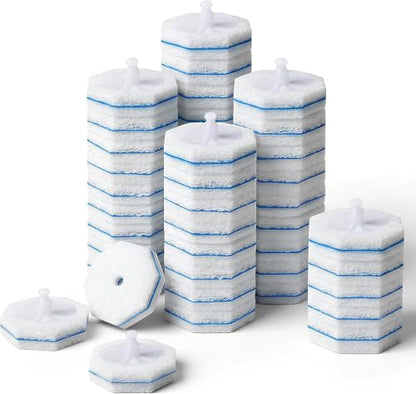 50 Pack Wand Refills Compatible with Clorox Toilet Brushes, Instant Foam Cleaning, Secure Lock No Slipping, Odor Neutralizing, Easy Snap-On Design - color: 50pack