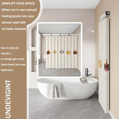 Shower Curtain Rod, 69 Inches, Chrome, Metal, Wall Mounted, Metallic Uncoated Metal - color: white, size: 69IN+8IN