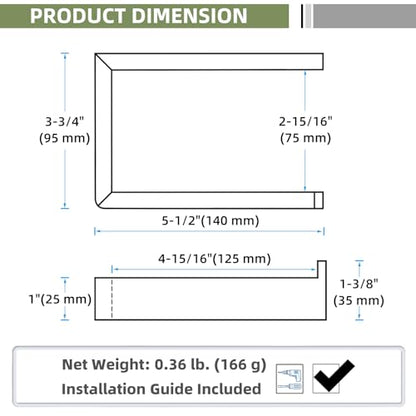 Brushed Gold Toilet Paper Holder, 304 Stainless Steel, Wall Mounted | 304 Stainless Steel, Rustproof for Bathroom Restroom Vanity, Space-saving Tissue Holder, Fits Regular, Large, Mega Rolls - color: Brushed Gold