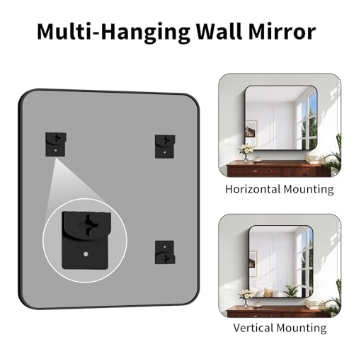 Koonmi Bathroom Wall Mirror,36x40 Inch Large Vanity Mirror for Over Sink - size: 40"L x 36"W