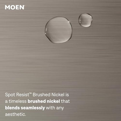 Moen Findlay Spot Resist Brushed Nickel Two Handle 4-Inch Centerset Bathroom Faucet, 84515SRN