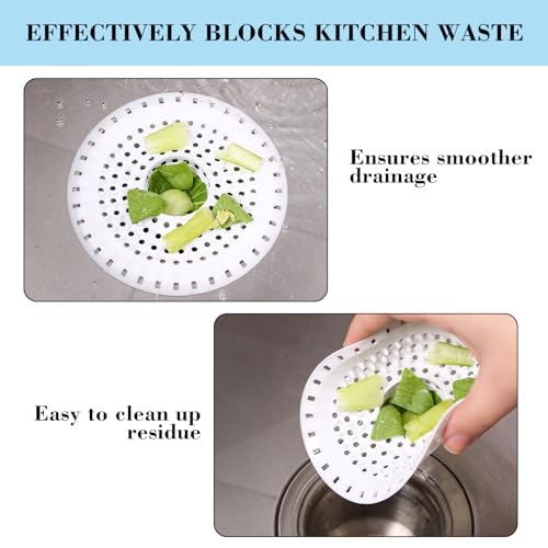 Silicone Bathtub Drain Hair Catcher – 3PCS Shower Drain Protector for 1.48" to 1.76" Regular Drains – Easy-to-Clean and Reusable Grey - color: Round-grey