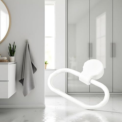 Hand Towel Ring, Adhesive Towel Holder, Towel Rings for Bathroom Wall, Towel Ring Hand Towel Holder for Wall Mounted Round Towel Hanger for Bathroom