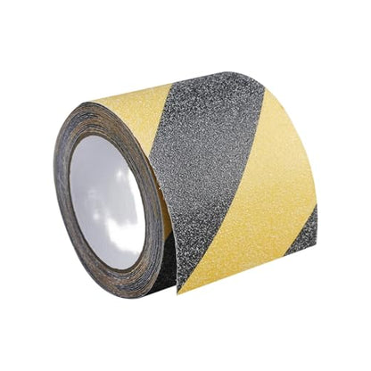 PVC Antislip Floor Tape Strips Roll with Adhesive Backing for Enhances Safety Stair Step Bathroom and Kitchen Waterproof - color: Dark Yellow