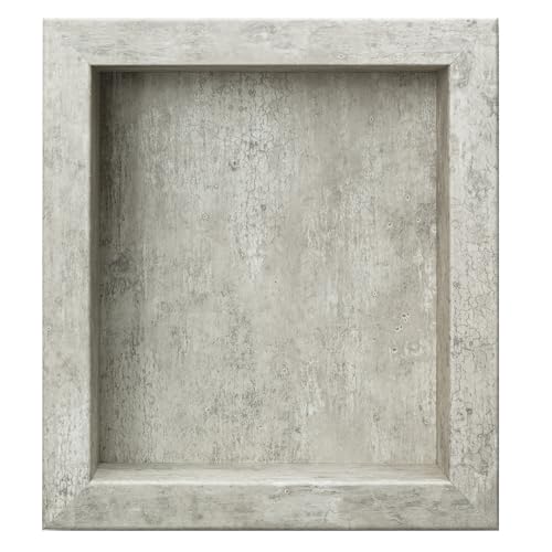 Palisade 17.5 in x 15.5 in Vinyl Shower Niche Wind Gust/Urban Coast | Waterproof Shower Insert - color: Wind Gust/Urban Coast