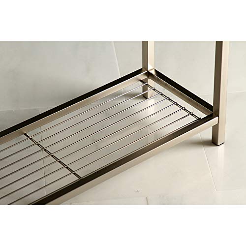 Kingston Brass SCC8368 Edenscape Freestanding Towel-Rack, Brushed Nickel - color: Brushed Nickel