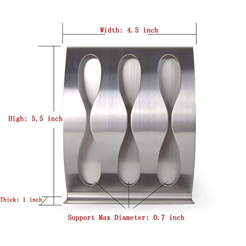 Stainless Steel Wall Mount Bathroom Toothbrush Holder, Bathroom Cabinet Organizer Accessories, 1 Toothbrush with 3M Self-Adhesive + 1 Toothpaste Holder Dispenser, Razor Holder