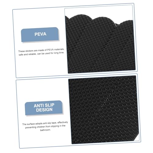 24pcs Non Slip Bathtub Stickers Anti Skid Floor Sticker Tape for Safety Waterproof PEVA Grip Tape for Stairs Shower and Bathroom Use