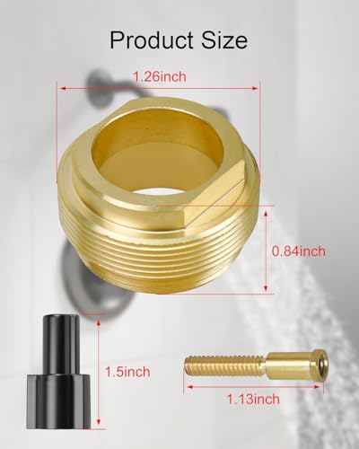 9319300 Trim Retrofit Kit Fit for Pfister Avante Shower Faucet Adapter | Brass Material Provides Reliable Adjustment Control, Leakproof Performance and Smooth Water Flow Regulation - color: 1 pack