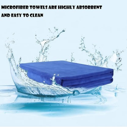 8 Pack Hand Towel for Bathroom Microfiber Towel with Loop Quick Dry Christmas Decorations Small Hand Towels for Kitchen Hotel 14 x29.6inch (Khaki)