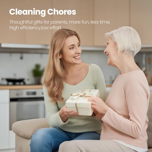 UNIWA Electric Spin Scrubber Cordless with 4 Replaceable Head, 3-Speeds | Electric Scrubber for Cleaning Bathroom/Kitchen/Tub/Dish/Shower/Cup, Mini Power Scrubber Tool, IPX6 Waterproof, Rechargeable