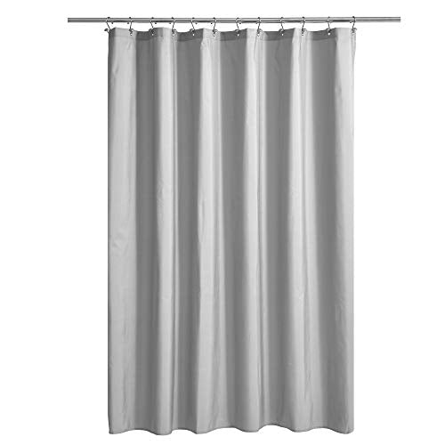 N&Y HOME Ultimate Waterproof Fabric Shower Curtain or Liner Gray, 72x72 | TPU Lining Waterproof, Machine Washable, Use for Bath Tub/Stall, Home and Hotel - color: Grey, size: 72"W x 72"L (Pack of 1)