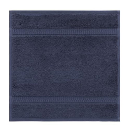Supreme Terry 6-Piece Premium Towel Set, Soft & Plush 100% Turkish Cotton, Spa Quality, 2 Bath Towel 2 Hand Towels 2 Washcloths-Navy - color: Navy, size: 6 Pcs Set