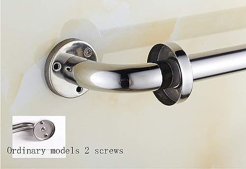 Bathroom Grab Bar, Silver Grab Bar 27 Inch, Restroom Hand Rails, Stainless Steel Wall Mount Grab Bar, Balance Handrail Shower Assist, Toilet Rails Elderly(Size:68cm) - size: 68cm