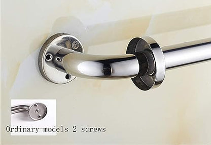 Bathroom Grab Bar, Silver Grab Bar 27 Inch, Restroom Hand Rails, Stainless Steel Wall Mount Grab Bar, Balance Handrail Shower Assist, Toilet Rails Elderly(Size:68cm) - size: 68cm