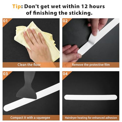 24Pcs Pink Bathtub Stickers Non Slip | Anti Slip Shower Strips, Adhesive for Bathroom Bathtub, Shower Floor & Ladders, Includes Scraper - color: Pink