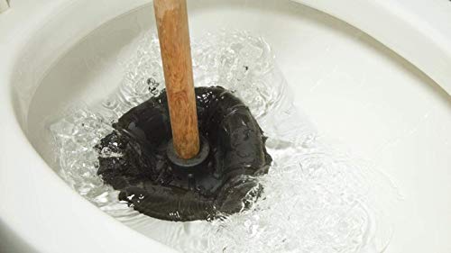 SOFINNI Heavy Duty Toilet Plunger Clogged, Unclog Sink Flange | Plungers for Bathroom - Dual Purpose Flap Drain Cleaner