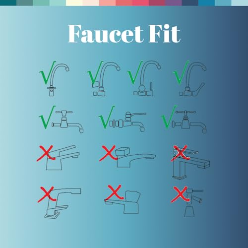 Dompel Hose Shower Adapter Kit - Multi-Purpose Faucet to Hose Connector for Home and Professional Use. Perfect for salons, home hair washing, pet bathing, filling large containers