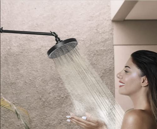 SparkPod 11" Extension Arm, Adjustable Height & Angle, Black Matte | Adjustable Height & Angle, Sturdy Lock, Universal Connection, Transform your showers into rain shower experience - color: 3 - Midnight Black Matte, style: 11 Inch Adjustable