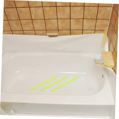 Alipis 24pcs Transparent Non-Slip Bathtub Strips Adhesive Shower Stickers for Safety Anti-Skid Floor Tape for Bathtub and Shower Use Easy Installation Slip Prevention