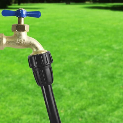 Hose To 1/2 Inch Irrigation Tubing Adapter, 3 Pack Faucet Garden Hose Adapter 3/4" To 1/2" Drip Tube 3/4 Inch FHT To 1/2 Inch Drip Adapter Fittings for Garden Irrigation System - size: 3/4" to 1/2" Faucet Adapter