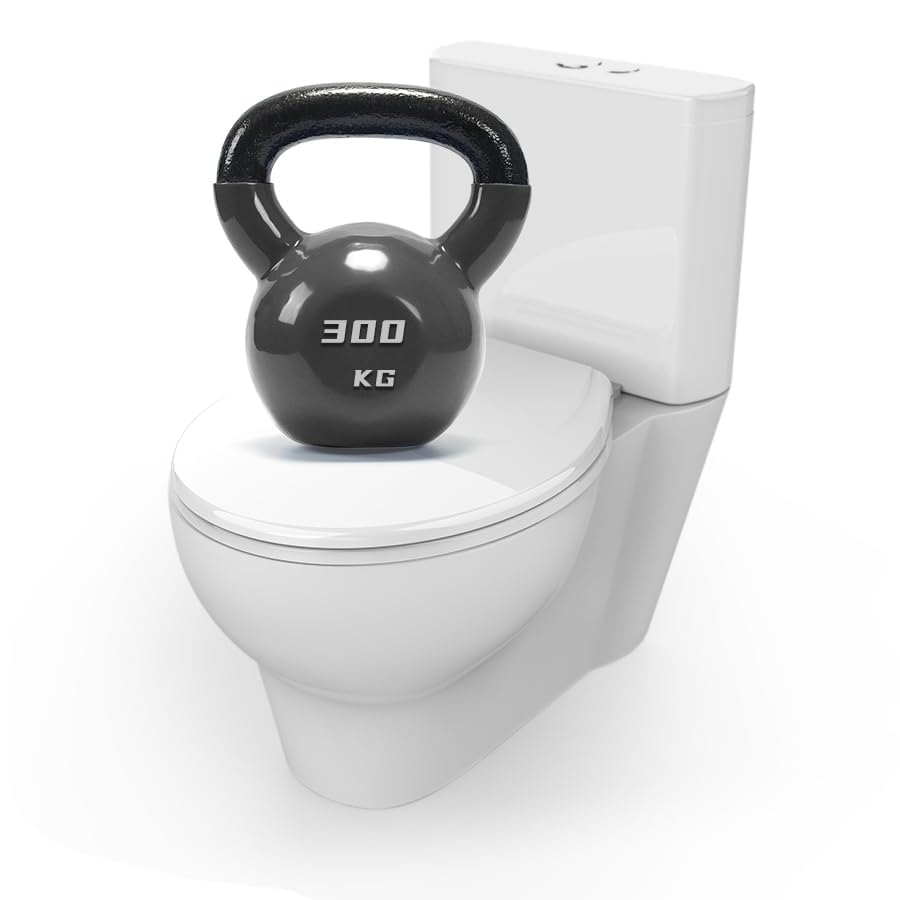 17" Round Toilet Seat with Slow Close Cover, Easy Clean and Stain-Resistant,Quick-Release Hinges and Quick-Attach Hardware,Comfort Fits for Most Round Toilets,White - size: Round (17″)
