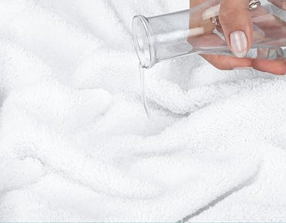 American Soft Linen 100% Cotton Luxury Turkish Towels, 4 PC Washcloth Set | Soft Absorbent Quick Dry OEKO Tex Standard 100 Certificated Durable Machine Washable Premium Hotel Quality - color: Bright White, size: 13"x13"