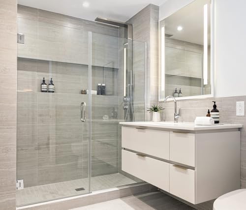 Sasha 59" Rainfall Bodyspray Shower Panel with Handheld Shower Wand and Thermostatic Valve, Stainless Steel