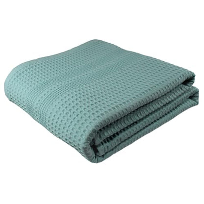 GILDEN TREE Waffle Bath Sheet Large Bath Towels Quick Dry Thin Body Towels, 40x80 Oversized Bath Towels for Adults, Classic Style (Seafoam) - color: Seafoam, size: Bath Sheet