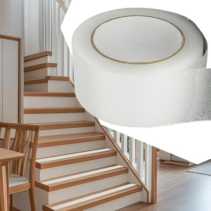 Non Slip Tape Safety Waterproof Non Skid Stair Treads | Safety Tape for Home, Bathroom, Kitchen, Floor, Outdoor, Public Restroom, Pool, Entrance, Aisle - color: Transparent Q pattern 2.5cm*5m