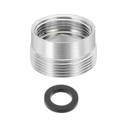 uxcell Faucet Aerator Adapter, M18 Female to M22 Male with Washer, 13mm Length - size: M18 Female to M22 Male, 13mm Length