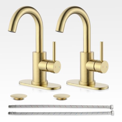 BF10031GB-2 - color: 4.Brushed Gold, style: 2 PCS