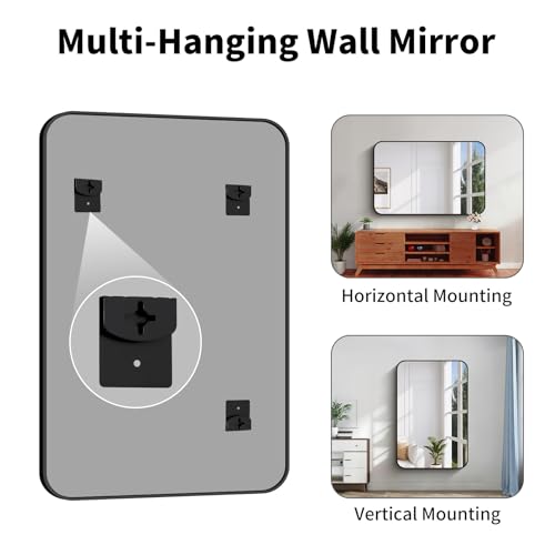Koonmi Bathroom Wall Mirror,36x55 Inch Large Vanity Mirror for Over Sink - size: 55"L x 36"W
