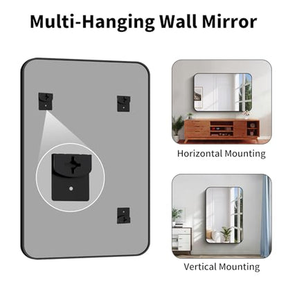Koonmi Bathroom Wall Mirror,36x55 Inch Large Vanity Mirror for Over Sink - size: 55"L x 36"W