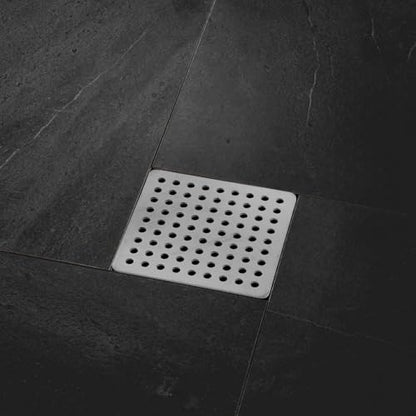 Square Drain Cover Grates,2.36" x 2.36" 304 Stainless Steel Drainage Grate Cover Replacement Floor Drain Strainer for Shower, Bathroom Floor, Balcony, and Outdoor Garden Drains -2pcs - size: 2.36" x 2.36"