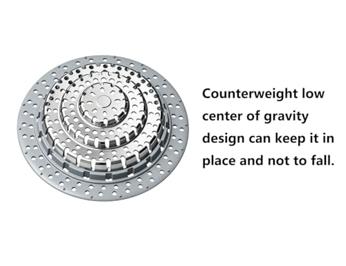 XAJOON Bathtub Drain Hair Catcher，Bathtub Protector Suitable for Bathroom Bathtub, Pop-Up Drains. (Patented Product) - color: Gray