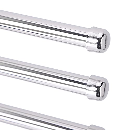 4 Rods Swivel Towel Rack, 13.8inch Stainless Steel Swing Out Towel Holder Wall Mounted Towel Holder with Hook for Kitchen, Bathroom, Outdoor
