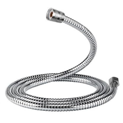 Durable Flexible Shower Hose 1.5M/3M Extra Long Stainless Steel Extension Plumbing Pipe Bathroom Accesso,Silvery,3M - size: 3M