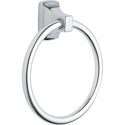Moen Donnor Collection Chrome 6.25-Inch Diameter Wall Mount Contemporary Bathroom Hand-Towel Ring, P5860 - size: 1 Count (Pack of 1)