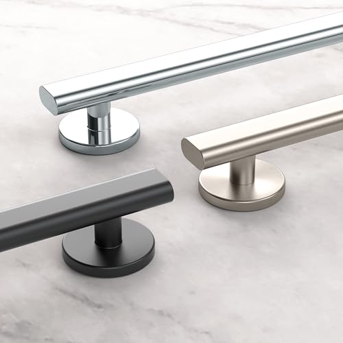 Gatco 674MX Nouveau 36" L Grab Bar, Matte Black/ADA Compliant Stainless Steel Safety Grab Bar for Bathroom - color: Matte Black, size: 36 Inch