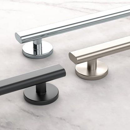 Gatco 672SN Nouveau 24" L Grab Bar, Satin Nickel/ADA Compliant Stainless Steel Safety Grab Bar for Bathroom - color: Satin Nickel, size: 24 Inch