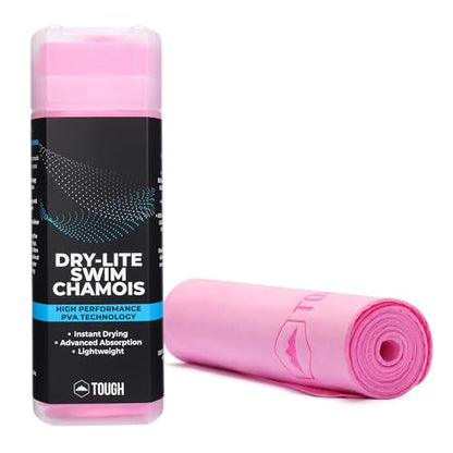Tough Outfitters Quick Dry Towel - Travel Towel Fast Drying Lightweight - Compact Microfiber Towels for Body Camping Swim Beach Camp Backpacking - Quick Dry for Swimmers - color: Large - 26" X 17" - Pink