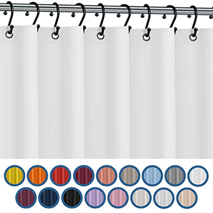 No Smell Shower Curtain Liner 72x72 Chocolate - PEVA Plastic Shower Curtain for Bathroom, PVC-Free Waterproof Brown Shower Liner with Metal Grommets and Magnet-Weighted Bottom Hem - Washable Liner - color: Chocolate