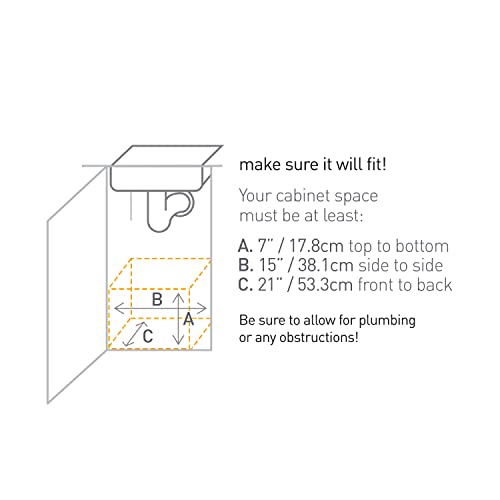 simplehuman 14 inch Pull-Out Cabinet Organizer, Heavy-Gauge Steel Frame, gray - size: 14-Inch