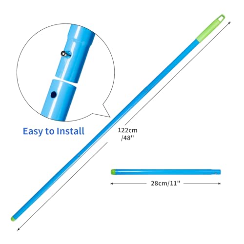 Forgrace Flexible Silicone Squeegee & Microfiber Scrubber with Long Handle | Professional Car Windshield Squeegee Set , Window Cleaning Kit for for Car, Home Glass Shower Mirror, Door