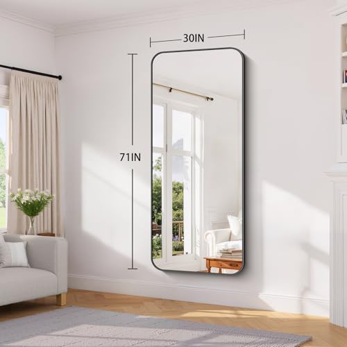 Koonmi Bathroom Wall Mirror,30x71 Inch Large Vanity Mirror for Over Sink - size: 71"L x 30"W