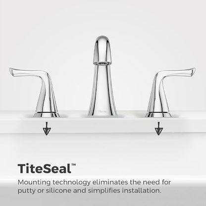 Pfister Willa Bathroom Sink Faucet, 8-Inch Widespread, 2-Handle, 3-Hole, NSF Certified, Polished Chrome Finish, LF049MALCC (Pack of 3) - color: Polished Chrome, size: 3 Pack
