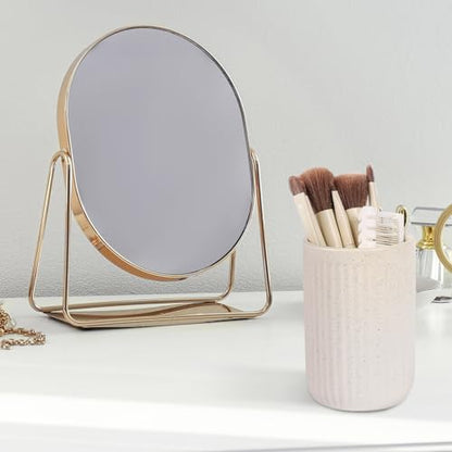 BosilunLife Ceramic Toothbrush Holder - 12oz Bathroom Toothbrush Holder Beige Tooth Brush Holders Tumbler Cups Reusable Toothbrush Mouthwash Cup Small Toothbrush and Toothpaste Holder - color: Beige-vsc, size: striped-cylinder