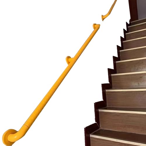 1 piece Safety Grab Bar,Non-Slip Textured Industrial Pipe Shower & Stair Handrail with Concave-Convex Surface,304 Stainless Steel Core(40cm/1.31ft) - size: 40cm/1.31ft